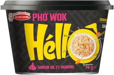 AceCook - Hello Pho Wok Knoblauch und Zwiebel 76g